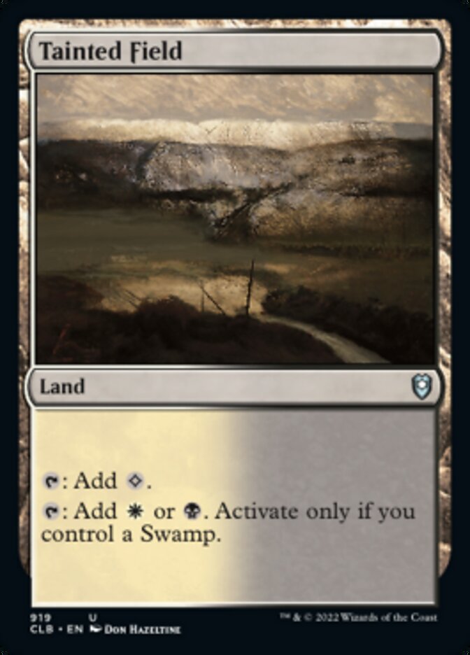 Tainted Field [Commander Legends: Battle for Baldur's Gate] | Good Games North