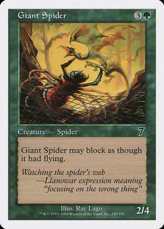 Giant Spider [Seventh Edition] | Good Games North