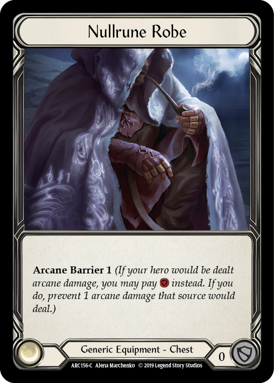 Nullrune Robe [ARC156-C] 1st Edition Cold Foil | Good Games North