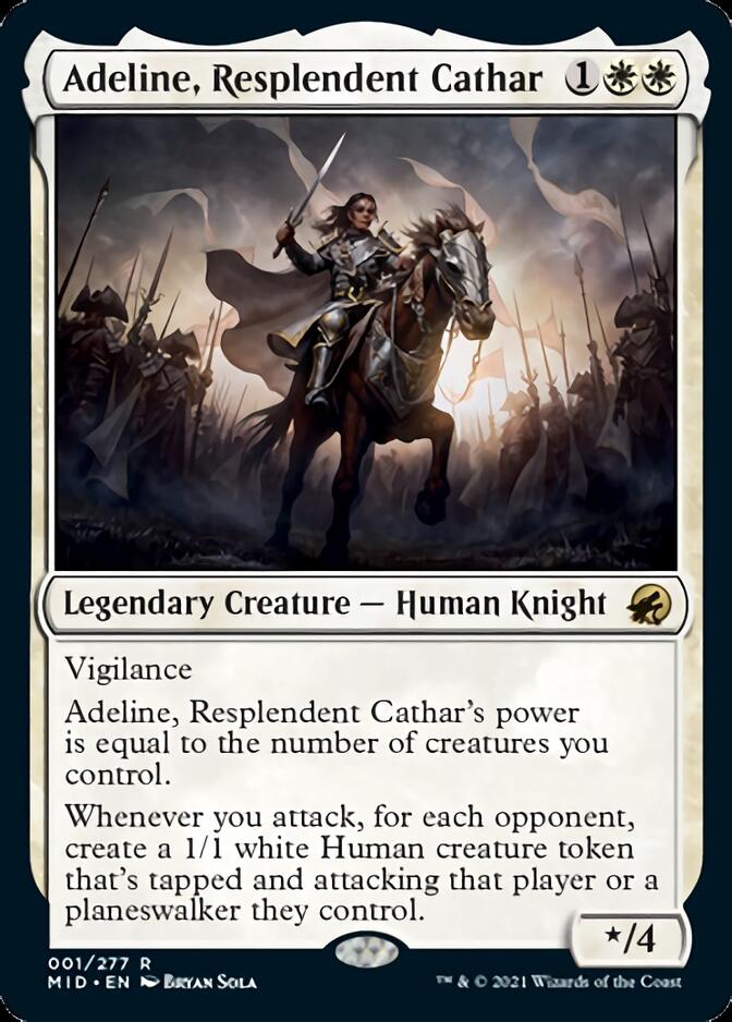 Adeline, Resplendent Cathar [Innistrad: Midnight Hunt] | Good Games North