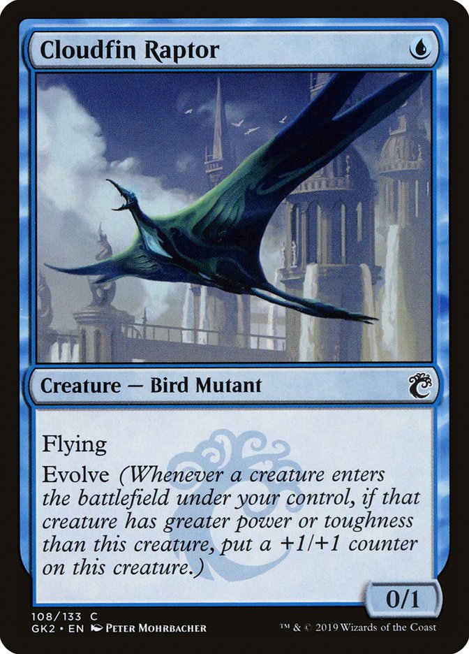 Cloudfin Raptor [Ravnica Allegiance Guild Kit] | Good Games North