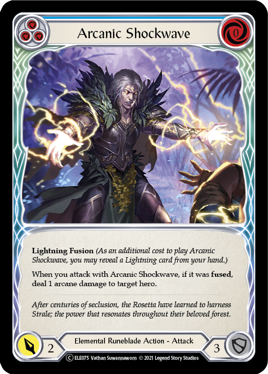 Arcanic Shockwave (Blue) [U-ELE075] Unlimited Normal | Good Games North