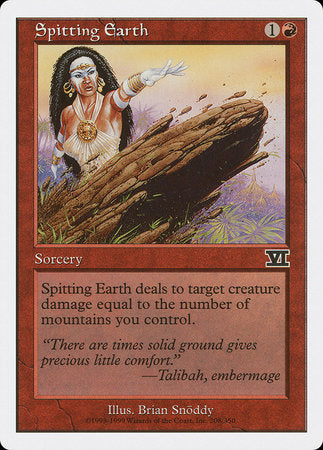 Spitting Earth [Classic Sixth Edition] | Good Games North