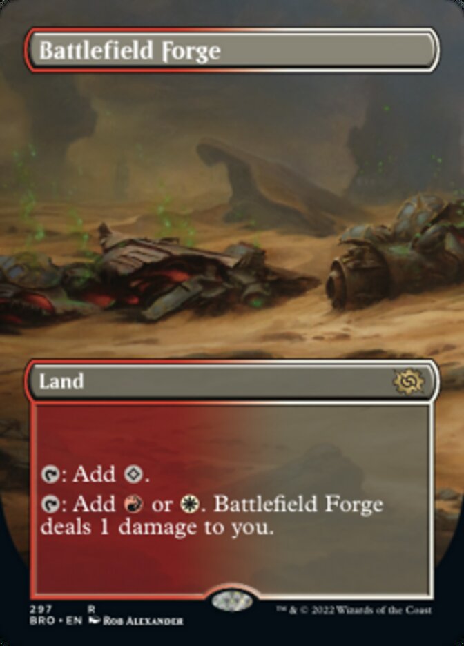 Battlefield Forge (Borderless Alternate Art) [The Brothers' War] | Good Games North