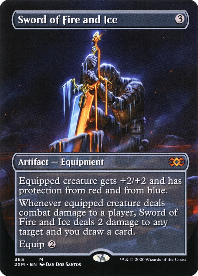 Sword of Fire and Ice (Borderless) [Double Masters] | Good Games North