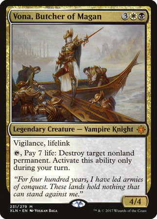 Vona, Butcher of Magan [Ixalan] | Good Games North