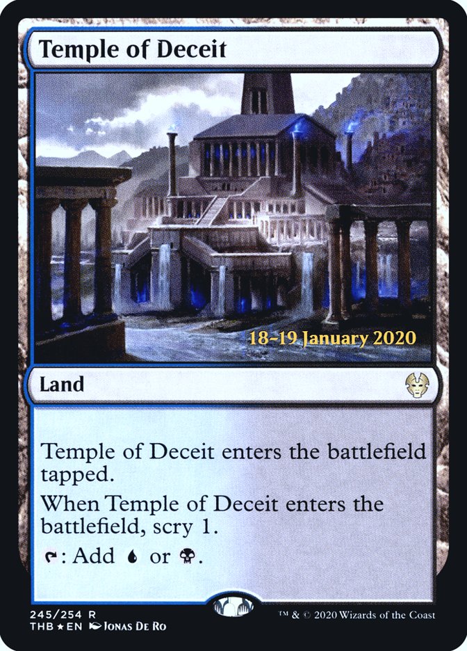 Temple of Deceit [Theros Beyond Death Prerelease Promos] | Good Games North