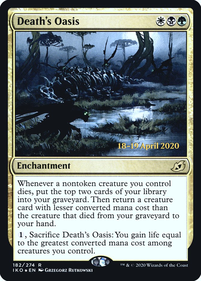 Death's Oasis  [Ikoria: Lair of Behemoths Prerelease Promos] | Good Games North