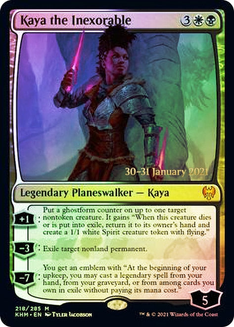 Kaya the Inexorable  [Kaldheim Prerelease Promos] | Good Games North