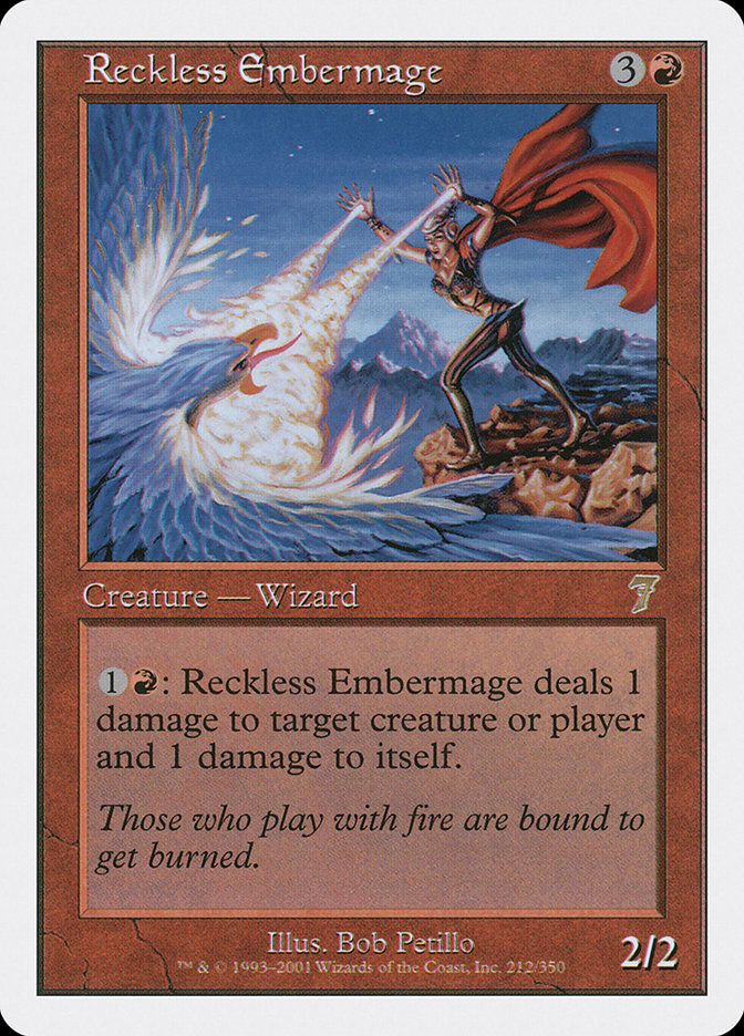 Reckless Embermage [Seventh Edition] | Good Games North