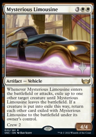 Mysterious Limousine (Promo Pack) [Streets of New Capenna Promos] | Good Games North
