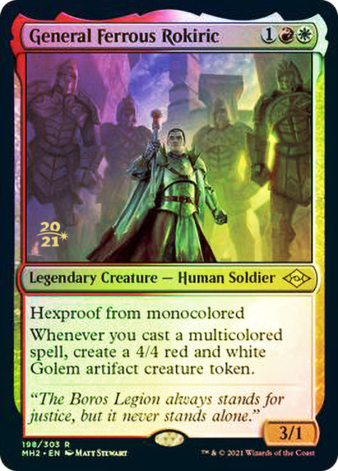 General Ferrous Rokiric [Modern Horizons 2 Prerelease Promos] | Good Games North