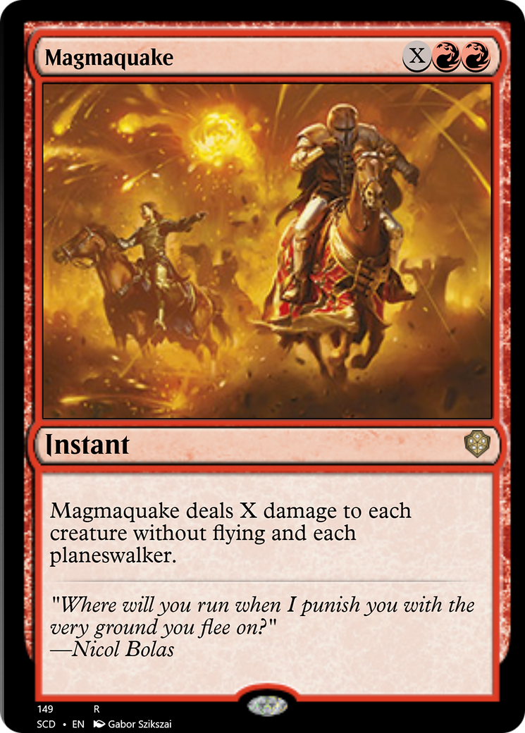Magmaquake [Starter Commander Decks] | Good Games North