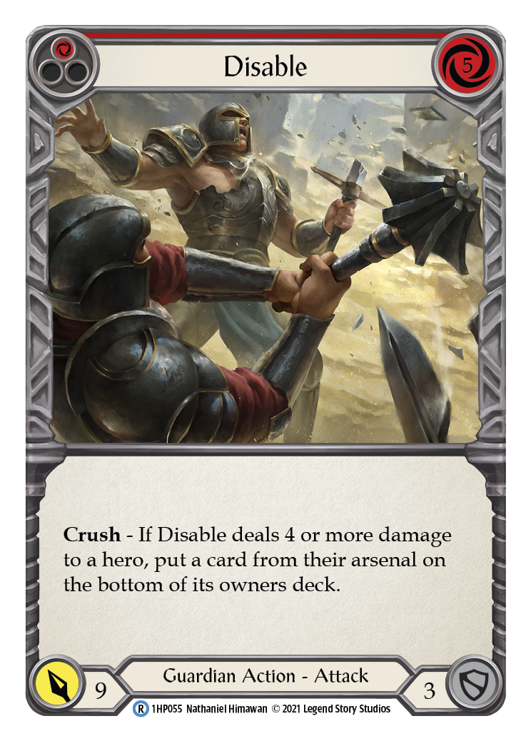Disable (Red) [1HP055] | Good Games North