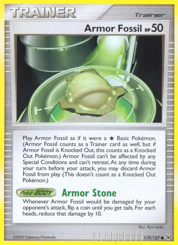 Armor Fossil (119/127) [Platinum: Base Set] | Good Games North