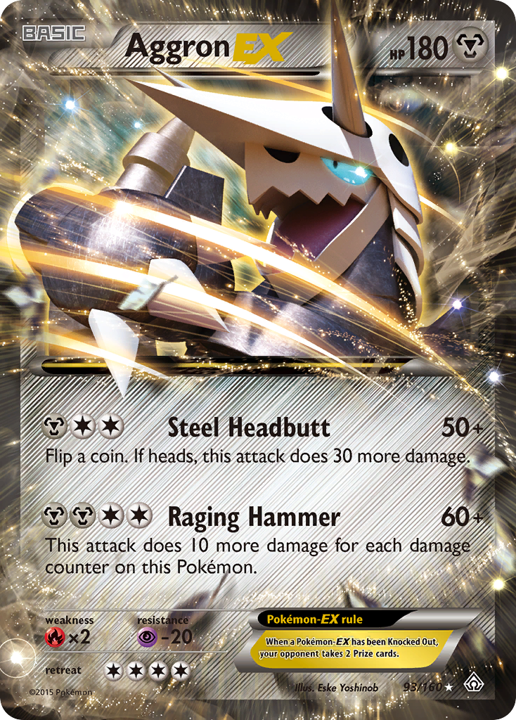 Aggron EX (93/160) [XY: Primal Clash] | Good Games North