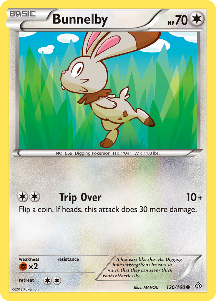 Bunnelby (120/160) [XY: Primal Clash] | Good Games North