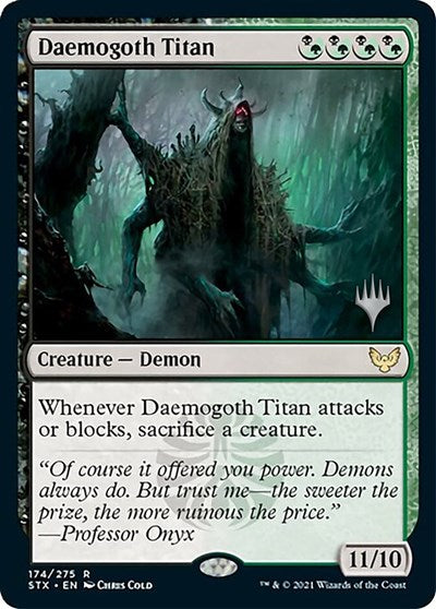 Daemogoth Titan (Promo Pack) [Strixhaven: School of Mages Promos] | Good Games North