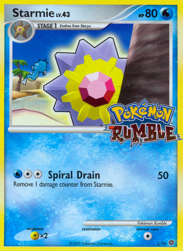 Starmie (5/16) [Pokémon Rumble] | Good Games North