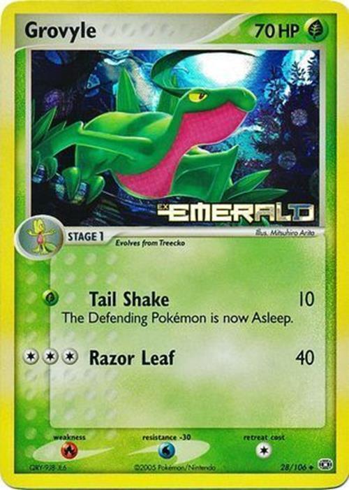 Grovyle (28/106) (Stamped) [EX: Emerald] | Good Games North