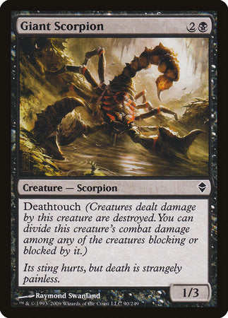 Giant Scorpion [Zendikar] | Good Games North