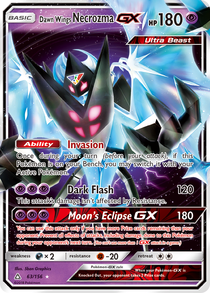 Dawn Wings Necrozma GX (63/156) [Sun & Moon: Ultra Prism] | Good Games North