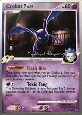 Crobat G LV.44 (47/127) (Happy Luck - Mychael Bryan) [World Championships 2010] | Good Games North