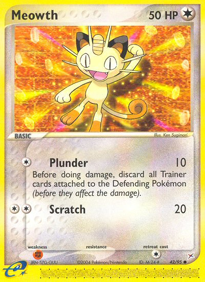 Meowth (42/95) [EX: Team Magma vs Team Aqua] | Good Games North