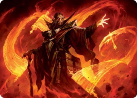 Plargg, Dean of Chaos Art Card [Strixhaven: School of Mages Art Series] | Good Games North
