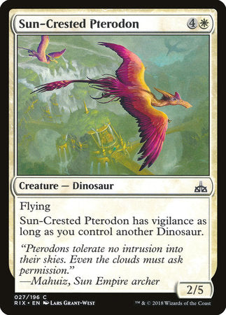 Sun-Crested Pterodon [Rivals of Ixalan] | Good Games North