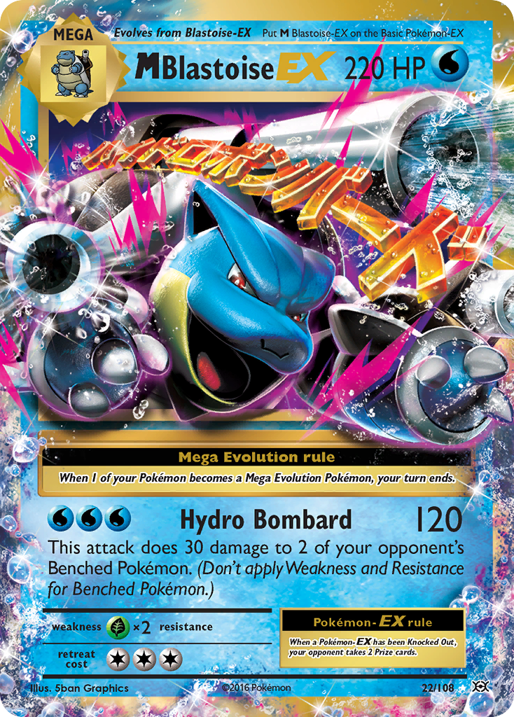 M Blastoise EX (22/108) [XY: Evolutions] | Good Games North