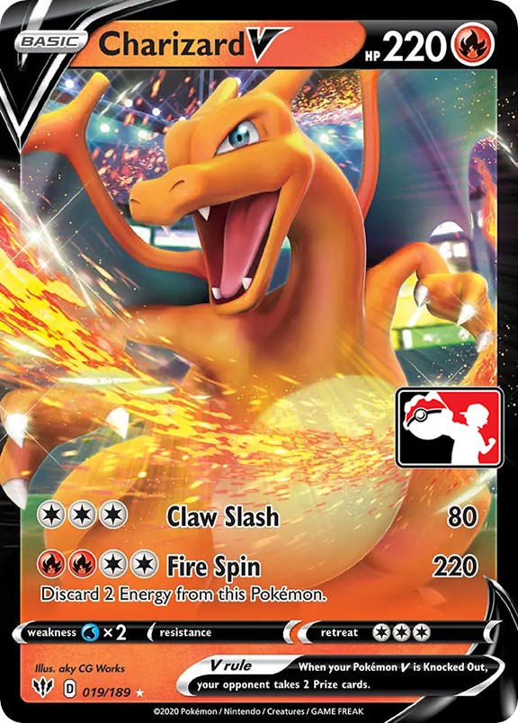 Charizard V (019/189) [Prize Pack Series One] | Good Games North