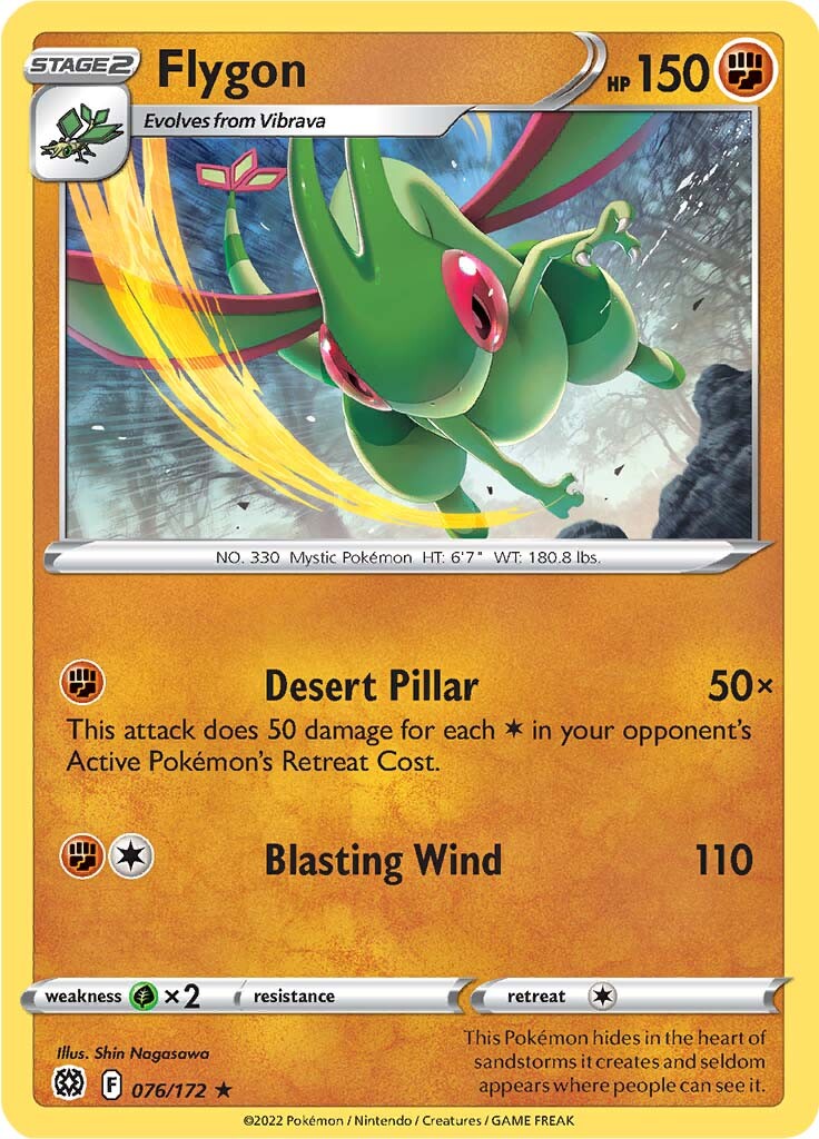 Flygon (076/172) [Sword & Shield: Brilliant Stars] | Good Games North