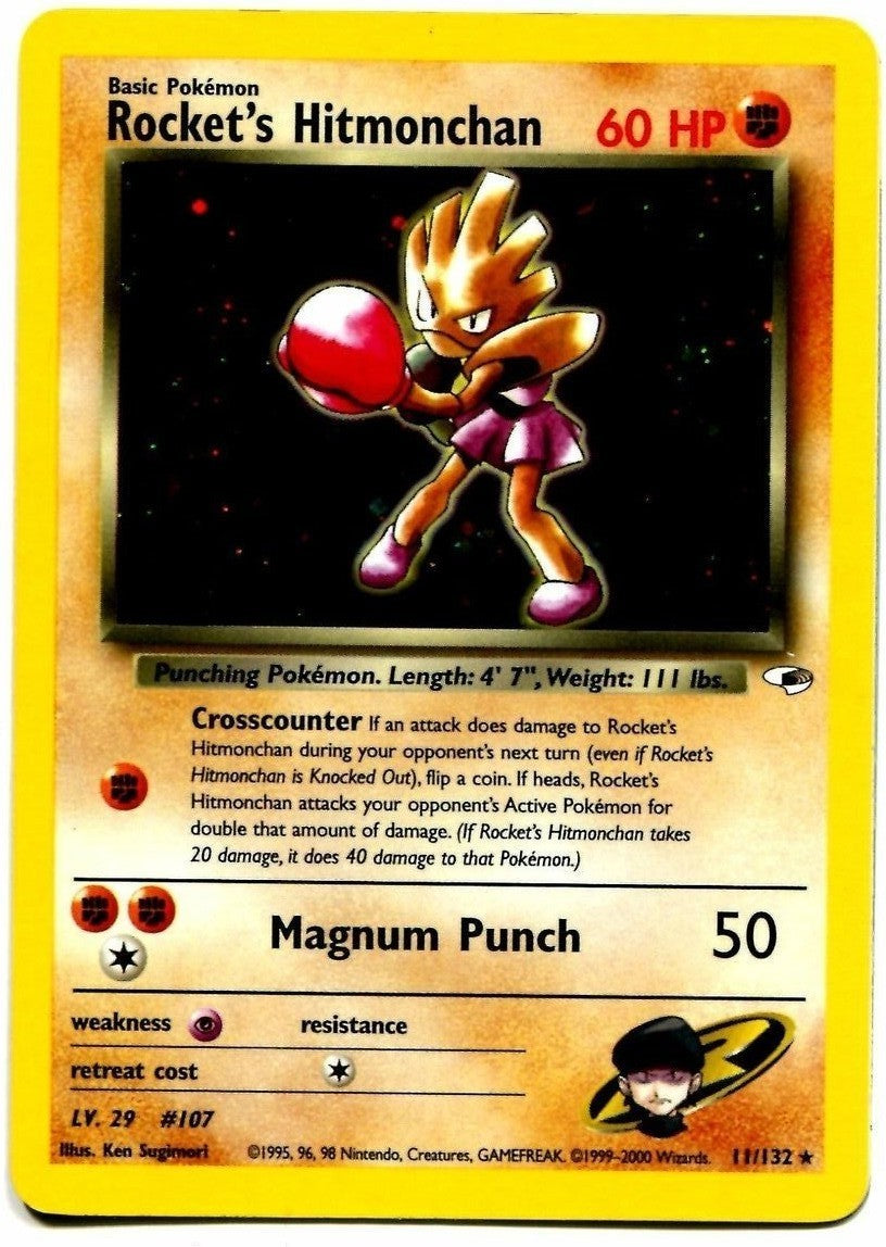Rocket's Hitmonchan (11/132) [Gym Heroes Unlimited] | Good Games North