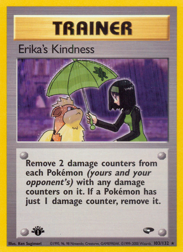 Erika's Kindness (103/132) [Gym Challenge 1st Edition] | Good Games North
