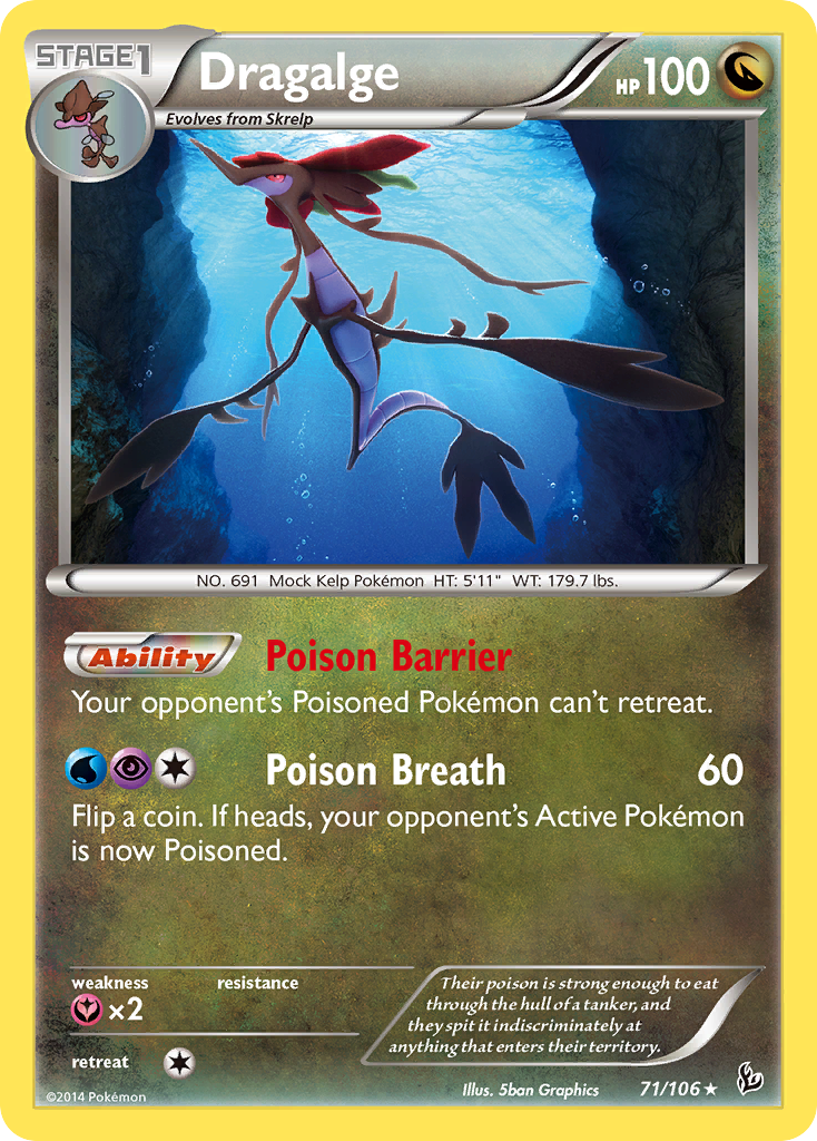 Dragalge (71/106) [XY: Flashfire] | Good Games North