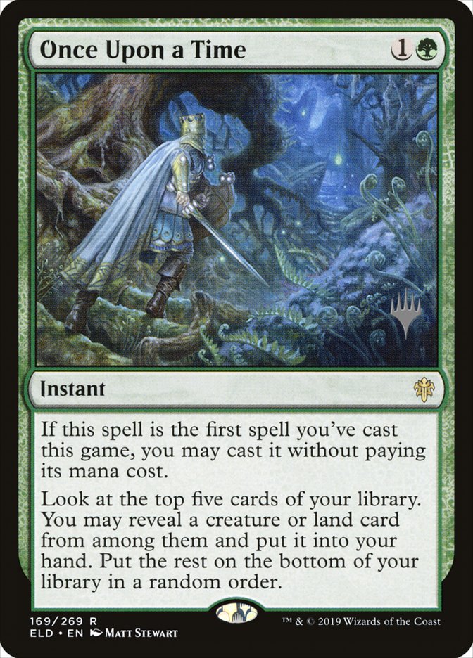 Once Upon a Time (Promo Pack) [Throne of Eldraine Promos] | Good Games North