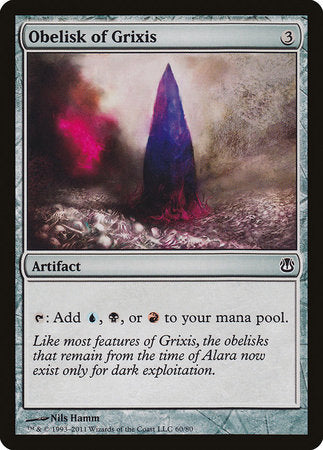 Obelisk of Grixis [Duel Decks: Ajani vs. Nicol Bolas] | Good Games North