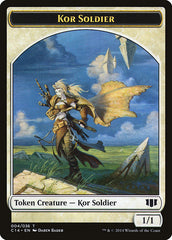 Kor Soldier // Pegasus Double-sided Token [Commander 2014 Tokens] | Good Games North