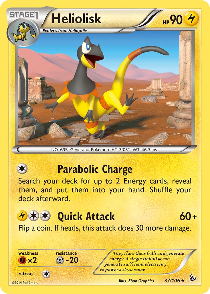 Heliolisk (37/106) (Theme Deck Exclusive) [XY: Flashfire] | Good Games North