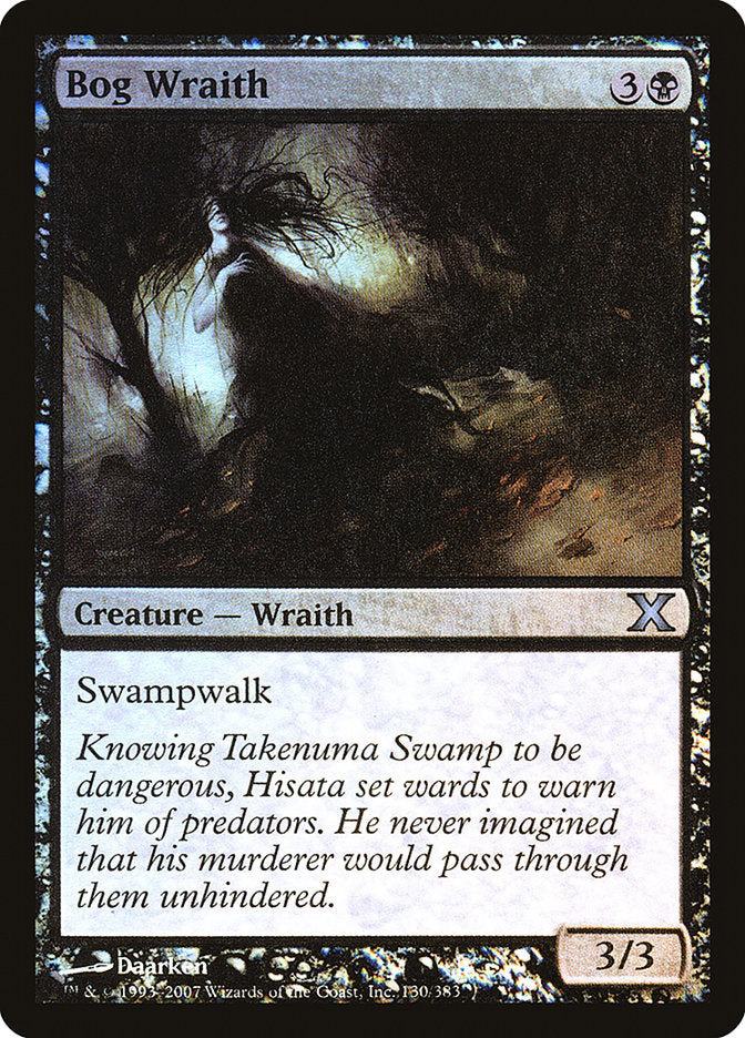Bog Wraith (Premium Foil) [Tenth Edition] | Good Games North