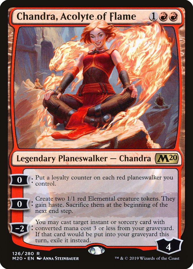 Chandra, Acolyte of Flame [Core Set 2020] | Good Games North
