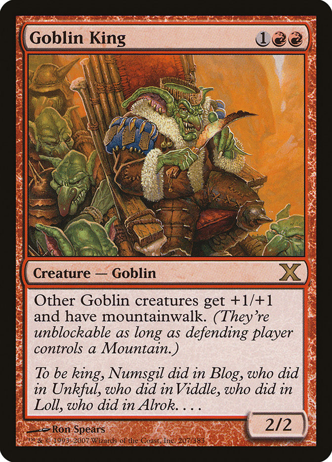 Goblin King [Tenth Edition] | Good Games North