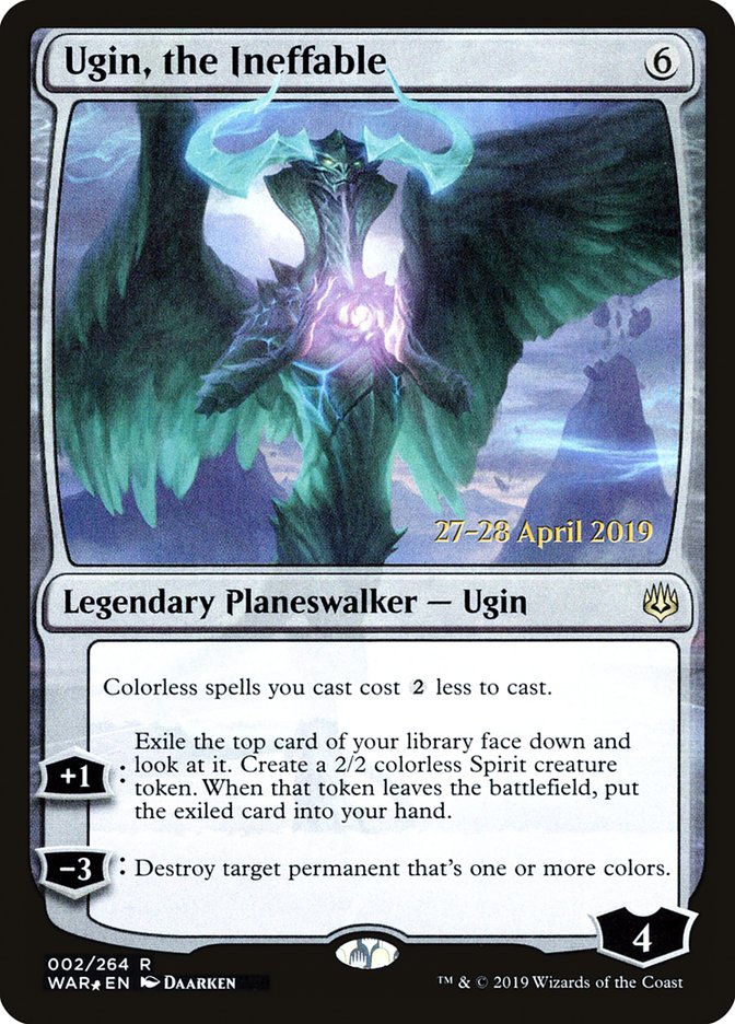 Ugin, the Ineffable  [War of the Spark Prerelease Promos] | Good Games North