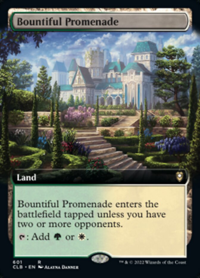 Bountiful Promenade (Extended Art) [Commander Legends: Battle for Baldur's Gate] | Good Games North