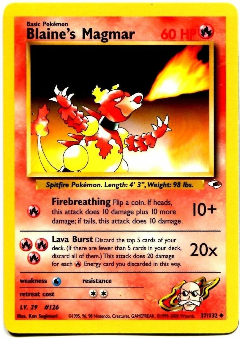 Blaine's Magmar (37/132) [Gym Heroes Unlimited] | Good Games North