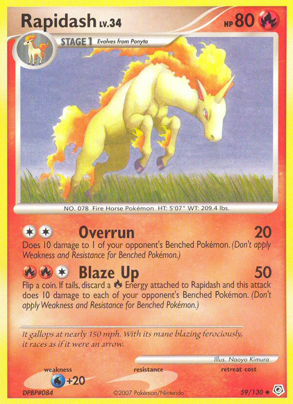 Rapidash (59/130) [Diamond & Pearl: Base Set] | Good Games North