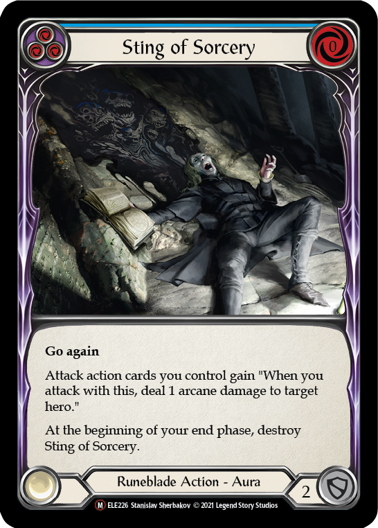 Sting of Sorcery [U-ELE226] Unlimited Rainbow Foil | Good Games North