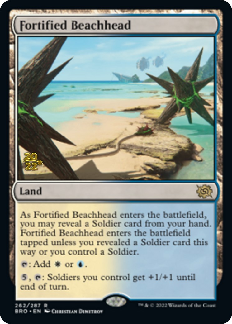 Fortified Beachhead [The Brothers' War: Prerelease Promos] | Good Games North