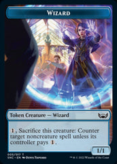 Devil // Wizard Double-sided Token [Streets of New Capenna Tokens] | Good Games North